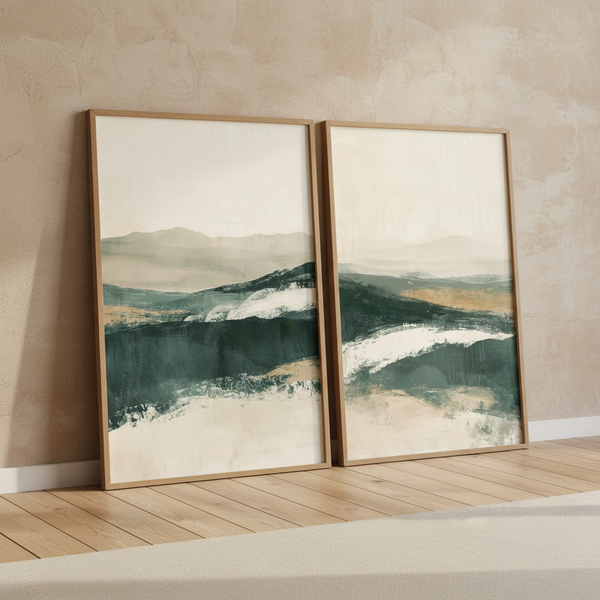 Desert Lines I & II - Marn Studios