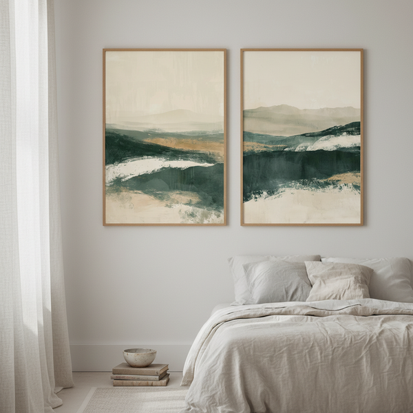 Desert Lines I & II - Marn Studios