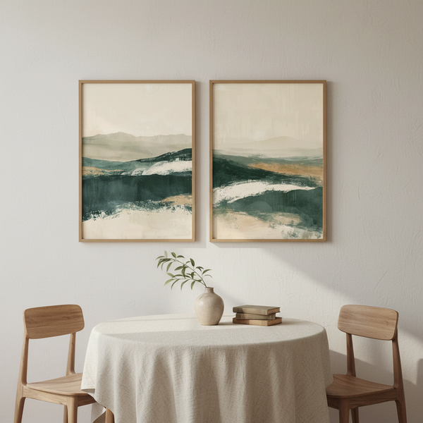 Desert Lines I & II - Marn Studios