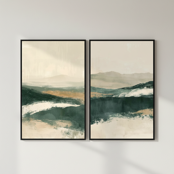 Desert Lines I & II - Marn Studios