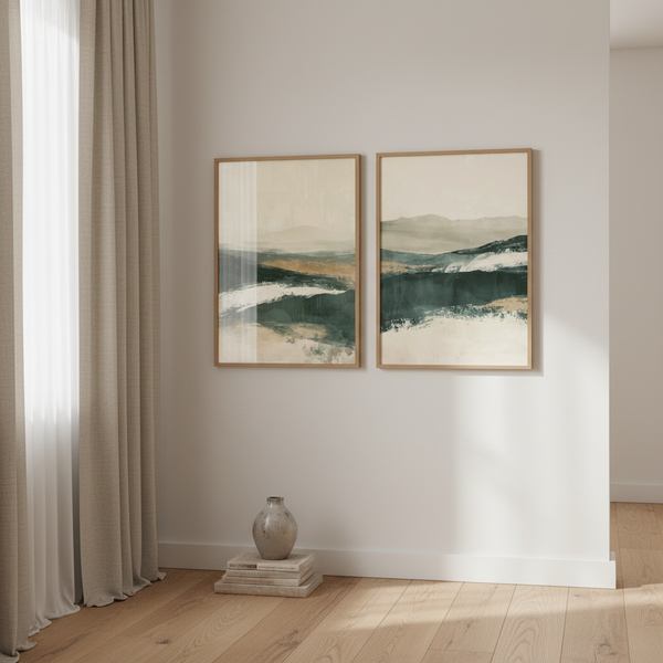 Desert Lines I & II - Marn Studios